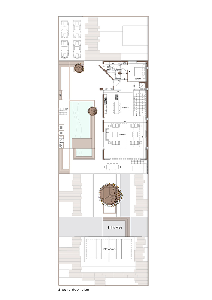 A Semi-Transparent Box Villa