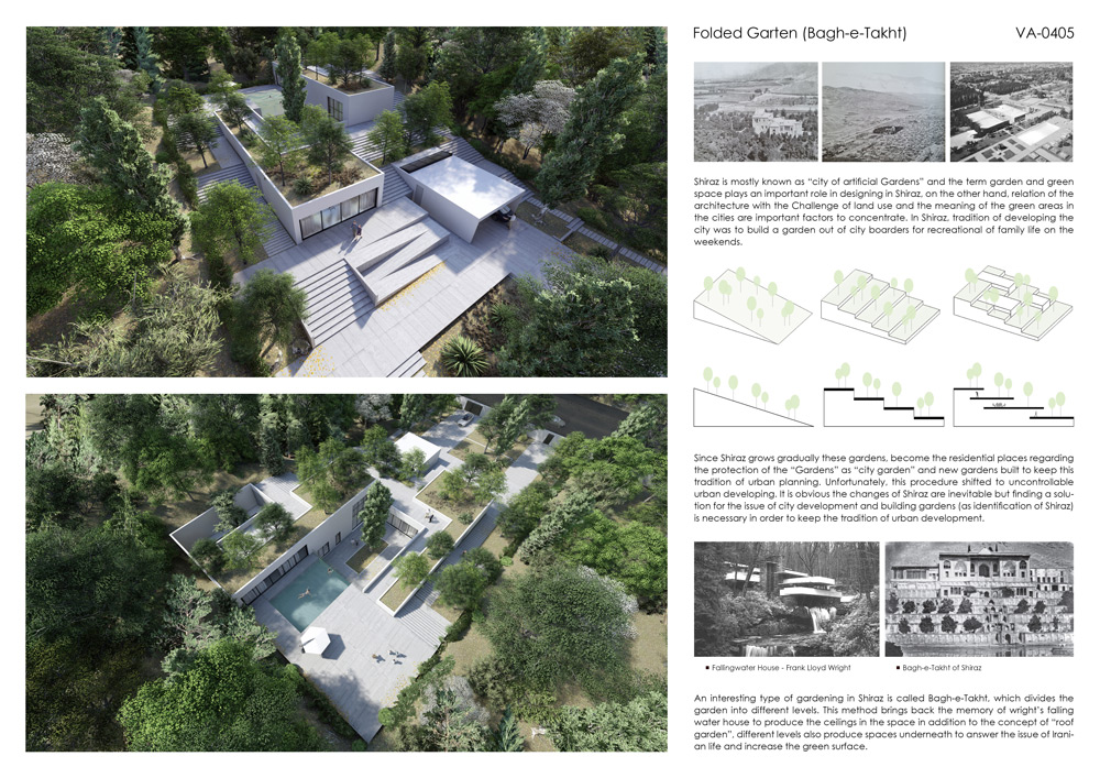 Folded Garden Villa