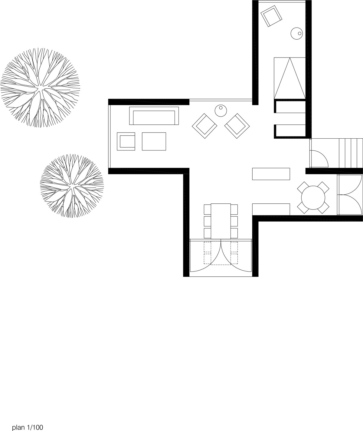 Four-cornered Villa